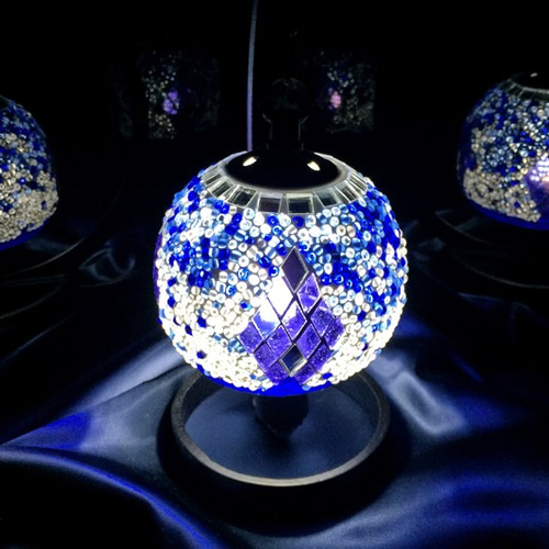 トルコモザイクランプ S 00013（オリジナルデザインガラステーブル