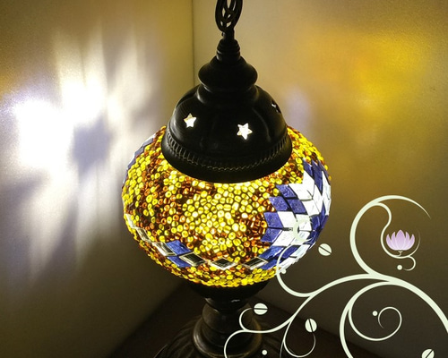 モザイクガラス トルコランプ スタンドライト未使用2個他2個ガラスのみ1個 モザイクガラス トルコランプ スタンドライト未使用2個他2個