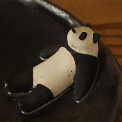 だら～んと一休みパンダ  オーバル皿 2枚目の画像