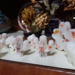 【Miss Jo工藝香氛蠟燭】恐龍玫瑰香薰蠟片/蠟膏包共10pcs白茶與薑 第6張的照片