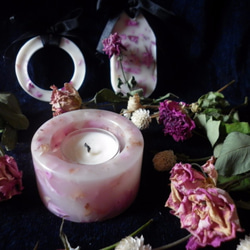 香りのバラの心の巣レンガキャンドル/キャンドルを通して[ミス・ジョー・クラフト花の香りのキャンドル] 9枚目の画像