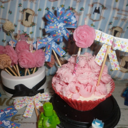 【Miss Jo 工藝香氛蠟燭】Baby pink 玫瑰花寶寶生日派對馬卡龍色Happy Birthday 第3張的照片