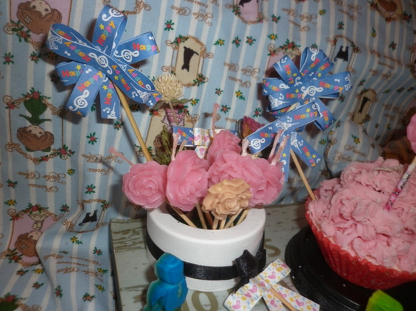 【Miss Jo 工藝香氛蠟燭】Baby pink 玫瑰花寶寶生日派對馬卡龍色Happy Birthday 第6張的照片