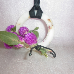 結婚式の小さなブーケアマランスブーケ永遠の愛の花海ワックスの花輪 1枚目の画像