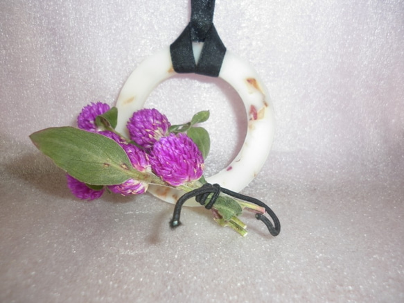 結婚式の小さなブーケアマランスブーケ永遠の愛の花海ワックスの花輪 8枚目の画像