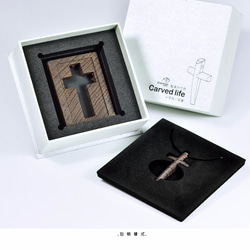 彫ライフシリーズ/クロスクロスネックレス - カシア 4枚目の画像