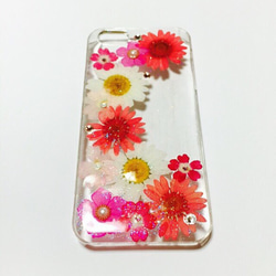 ♡Harun♡押し花スマホcase❶♡ 1枚目の画像