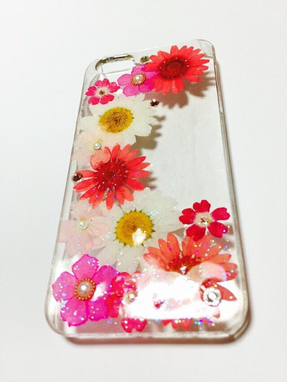 ♡Harun♡押し花スマホcase❶♡ 2枚目の画像