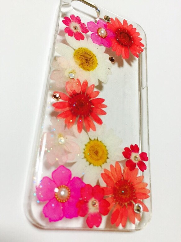 ♡Harun♡押し花スマホcase❶♡ 3枚目の画像