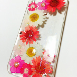 ♡Harun♡押し花スマホcase❶♡ 4枚目の画像