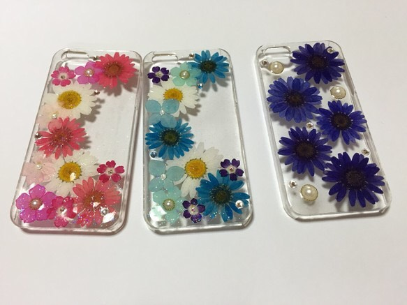 ♡Harun♡押し花スマホcase❶♡ 5枚目の画像