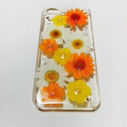 ♡Harun♡押し花スマホcase❺♡ 1枚目の画像