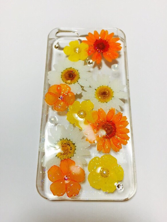 ♡Harun♡押し花スマホcase❺♡ 2枚目の画像