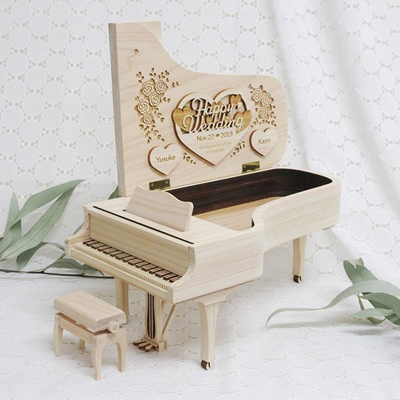 f-mollひのきの様専用　ひのきのアニバーサリーピアノ　ピアノコースター2枚付 3枚目の画像