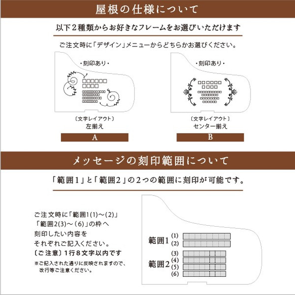 ひのきのピアノ～フルコンサートモデル～屋根刻印 5枚目の画像