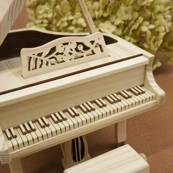 南天うさぎ　ひのきのアートピアノ　 3枚目の画像
