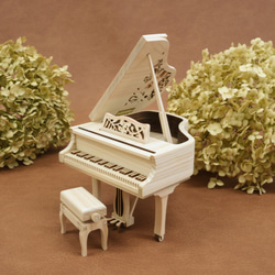 南天うさぎ　ひのきのアートピアノ　 5枚目の画像