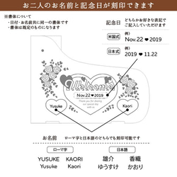 ひのきのアニバーサリーピアノ　～ウェルカム～　♡ピアノコースター（名入れ）2枚付 3枚目の画像
