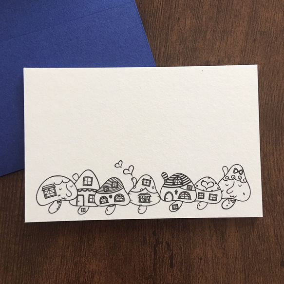 きのこのメッセージカードセット 4枚目の画像