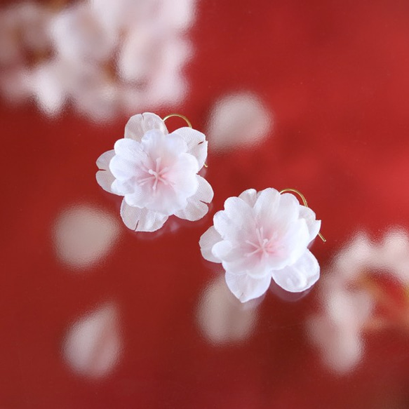 【さくら、咲く】 桜満開のピアス/p396 6枚目の画像