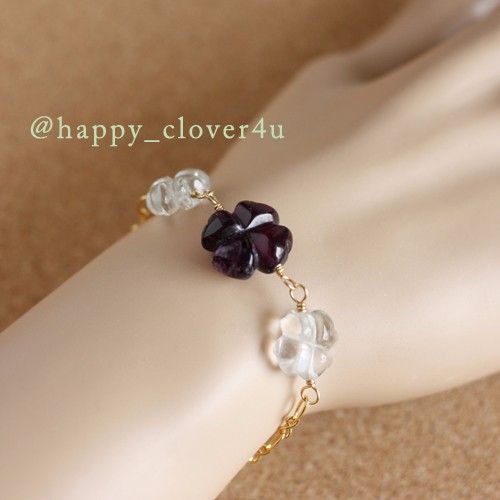 人間関係と絆をもたらす石☆ラリマー＆アメジスト＆カット水晶クォーツ