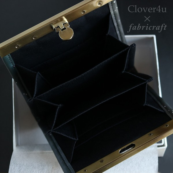 【Clover4u×fabricraft】コンパクト財布「月猫」/cp08 5枚目の画像