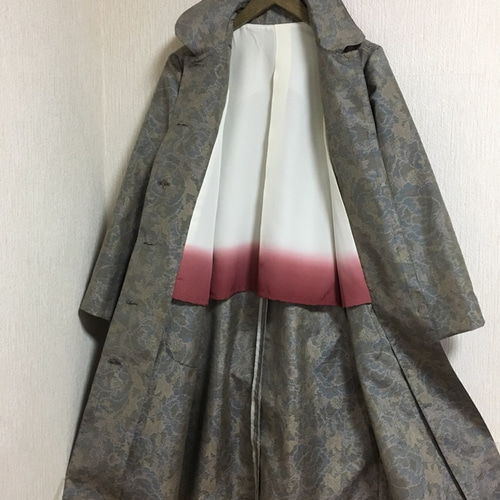 着物リメイク 大島紬のコート(送料無料) コート アトリエかのこ 通販