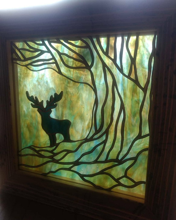 ステンドグラスのパネル〜great forest〜 2枚目の画像