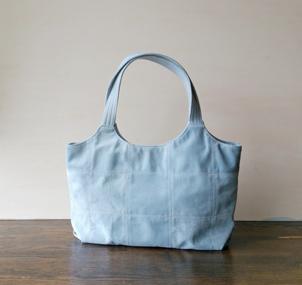 ピッグスエードの手提げ (M)  オールスカイ