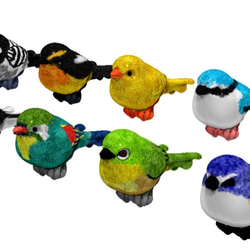 受注製作　チュンコスキー ウルトラミニ　小鳥色々 アソートパック 鳥さんブレスレット 6枚目の画像