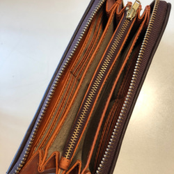 ハラコ（風）ウォレット（ジラフ柄）送料無料 4枚目の画像