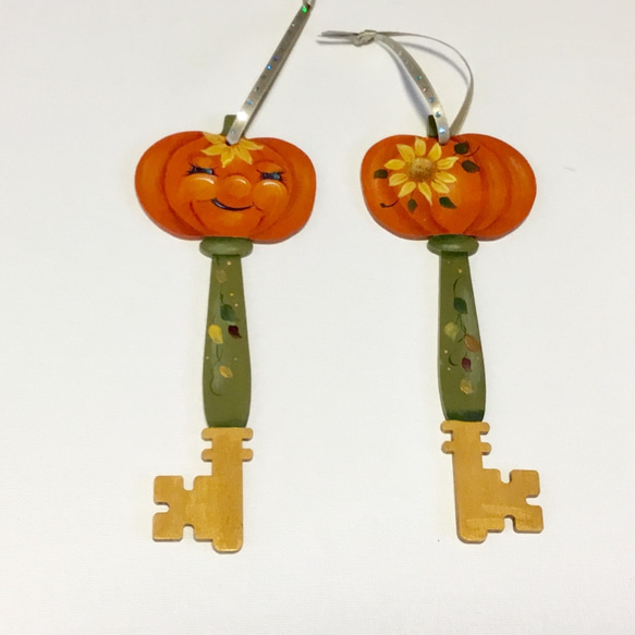 ハロウィンかぼちゃの鍵型オーナメント その他インテリア雑貨 Seaside