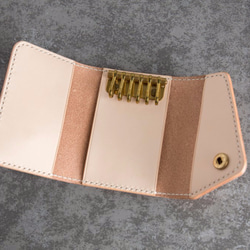 GOURTUREキーバッグ/入口のカード会員イタリアのなめした革の原色handtailor [GKW01] 3枚目の画像