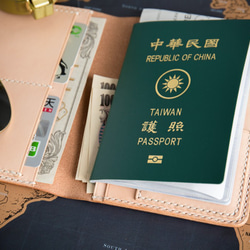 GOURTURE 護照夾 義大利進口原色植鞣革 全手工製 [GPP01] 第4張的照片