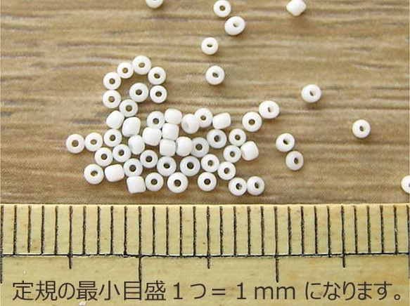 仏モダン極小-160 Blanc mat  5g フランス 2002年製ヴィンテージシードビーズ 人気・おすすめ｜省スペース設計・旅行向けにおすすめ 公式 プライバシー配送