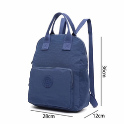 防水ベージュ白いバックパックハンドバッグ/ペン袋/バックパック/ショルダーバッグ/旅行バックパック/学生バッグ 4枚目の画像