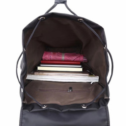 經典防潑水灰色抽绳後背包/旅行背包/學生書包 多色可選 #1018 第6張的照片
