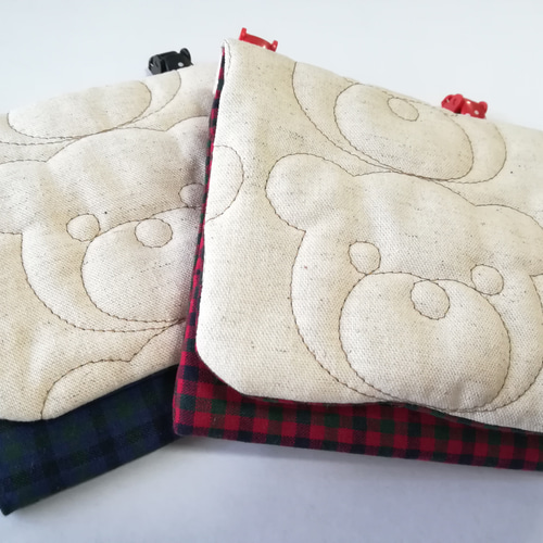 ファミリア チェック柄ポーチ 専用※ familiar チェック柄トラベル