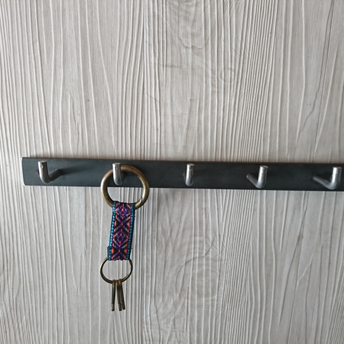 5連アイアンフック インダストリアル ウォールフック 壁掛けラック