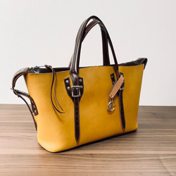 spears bag   スピアーズバック　yellow x brown 1枚目の画像