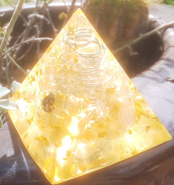 ★決算特価商品★ 本物のオルゴナイト＊シトリン 天然石 KU'UMOMI 通販 12872380 ネックレス・ペンダント