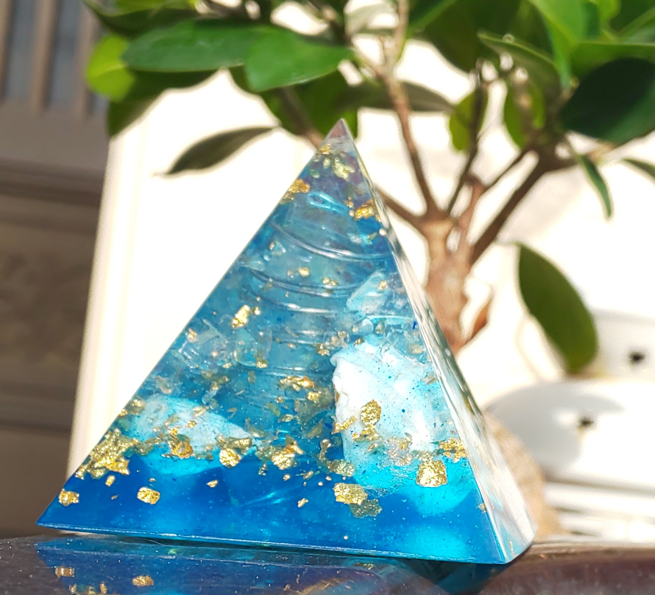 ブルー꙳☆*゜スカイ様の出品です。オルゴナイト）