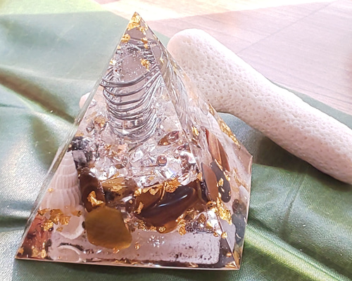 大セール✨願が叶う パワーストーン入り オルゴナイト電磁波カット