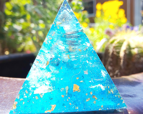 ブルー꙳★*゜スカイ様の出品です。オルゴナイト） ブルー꙳☆*゜スカイ様の出品です。オルゴナイト） 神様のご神氣の