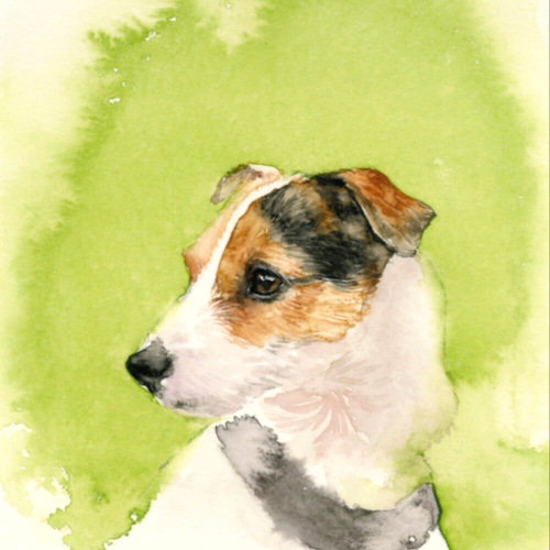 水彩画】ポートレイト