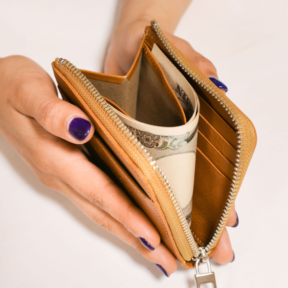 令和に迎える令和ゆかりの奈良財布 正倉院文様革財布 ミニマル（グリーン） グリーン 西陣織