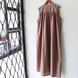 無袖襯衫裙摩卡0290MC 第9張的照片