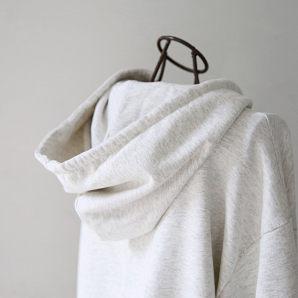 大連帽衛衣淺灰色 0363L.Grey 第8張的照片