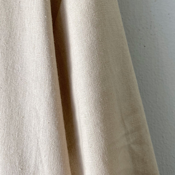 寬鬆的棉亞麻長袖長裙自然 第10張的照片