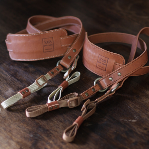 Camera Strap #18　Brown×Brown 3枚目の画像